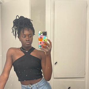 Black tank top kinda thing!!